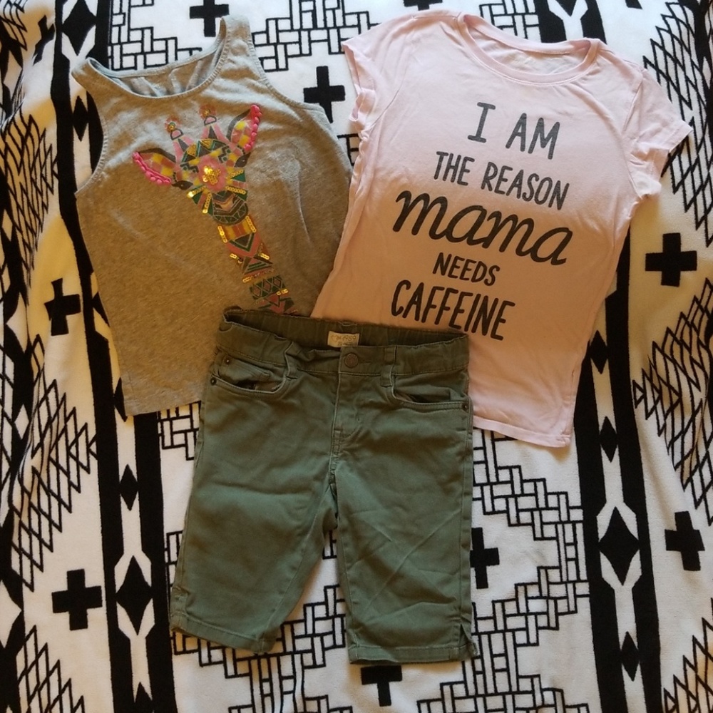 CHILDREN'S PLACE & GAP little girls outfit.